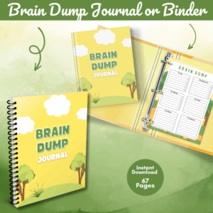 Tree Design Brain Dump Journal Or Binder Promo Image