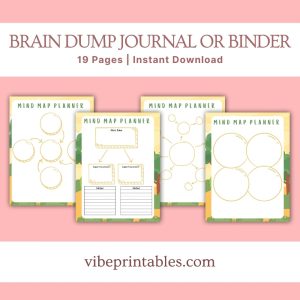 Tree Design Brain Dump Journal Or Binder