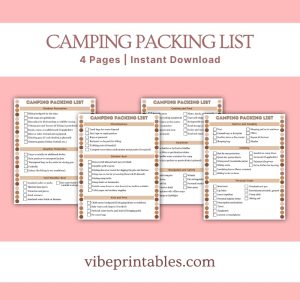 Camping Packing List