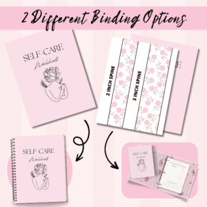 Pink Self-Care Worksheet Set