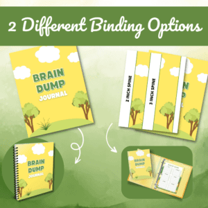 Tree Design Brain Dump Journal Or Binder Promo Image