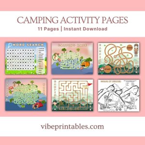 Camping Activity Pages