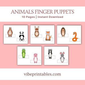 Woodland Animal Finger Puppets