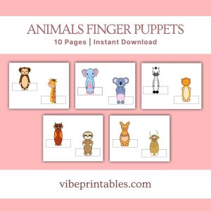 Woodland Animal Finger Puppets