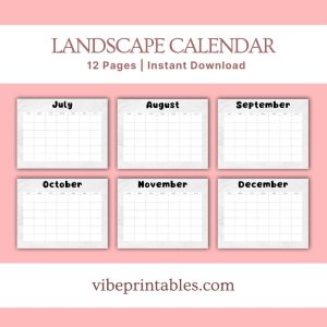 Black & White Summer Planner Or Binder