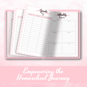 Pink Homeschool Planner Or Binder Promo Image