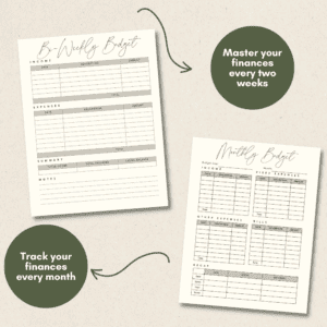 Minimalist Personal Finance Planner Or Binder Promo Images