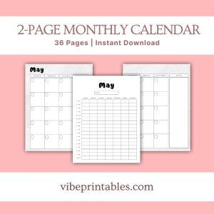 Black & White Summer Planner Or Binder