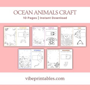 Ocean Animals Craft For Kids