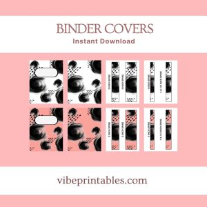 Black Drama Binder Covers