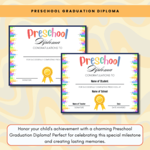 Preschool Graduation Bundle