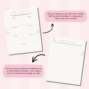 Pink Self-Care Worksheet Set