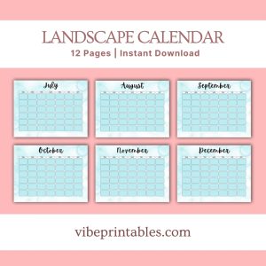 Blue Summer Planner Or Binder