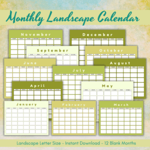 Green Homeschool Planner Or Binder Promo Images