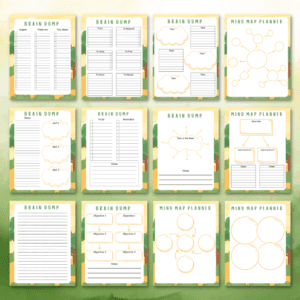 Tree Design Brain Dump Journal Or Binder Promo Image