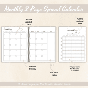 Minimalist Homeschool Planner Or Binder Promo Images