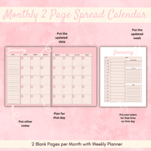 Pink Marble Personal Finance Planner Or Binder Promo Image