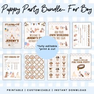 Puppy Party Bundle For Boys Image