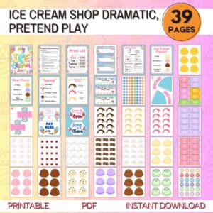 Ice Cream Shop Pretend Play