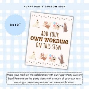 Puppy Party Bundle For Boys Image