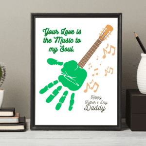 Father's Day Handprint & Footprint Kid Craft Image