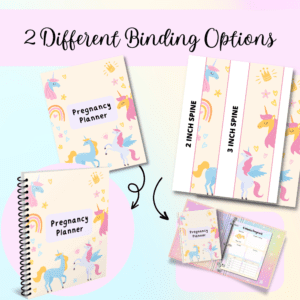 Unicorn Pregnancy Planner Or Binder Promo Image