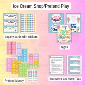 Ice Cream Shop Pretend Play