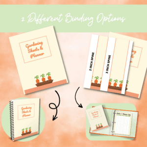 Carrot Design Gardening Sheets & Planner Or Binder Promo Image