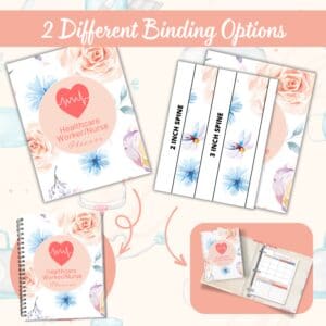 Peach Healthcare Worker & Nurse Planner Or Binder Promo Image