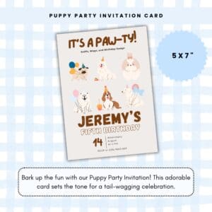 Puppy Party Bundle For Boys Image