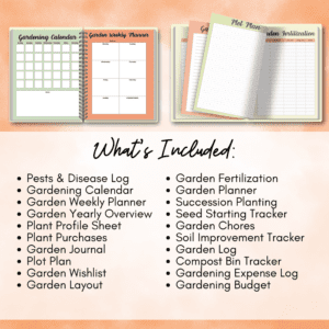 Carrot Design Gardening Sheets & Planner Or Binder Promo Image