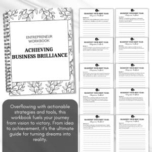 Black & White Entrepreneur Business Planner Bundle Promo Image