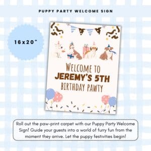 Puppy Party Bundle For Boys Image