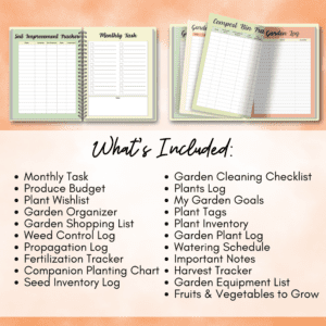 Carrot Design Gardening Sheets & Planner Or Binder Promo Image