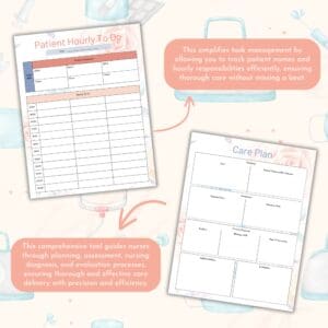 Peach Healthcare Worker & Nurse Planner Or Binder Promo Image