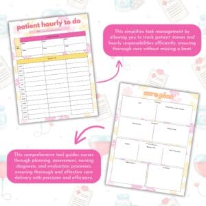 Pink Healthcare Worker Nurse Planner Or Binder Promo Image