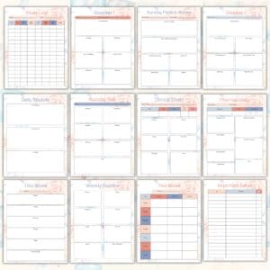 Peach Healthcare Worker & Nurse Planner Or Binder Promo Image