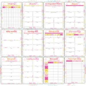 Pink Healthcare Worker Nurse Planner Or Binder Promo Image