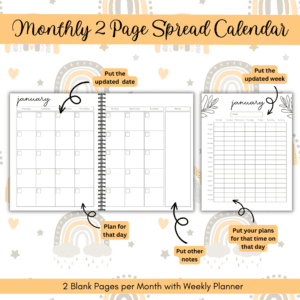 Pregnancy Planner Or Binder In Black & White Promo Image