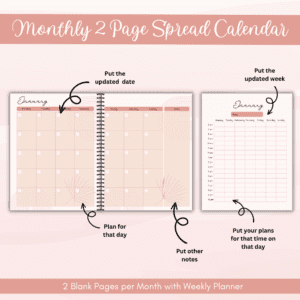 Pregnancy Planner Or Binder -Boho Design Promo Image