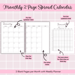 Pregnancy Planner Or Binder In Black & White Promo Image