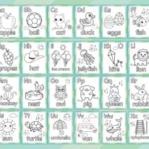 Green Kids Chore Chart Bundle Promo Images