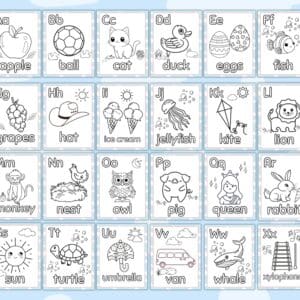 Blue Kids Chore Chart Bundle Promo Images