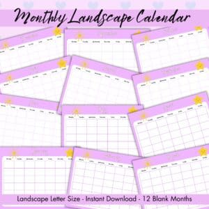 Purple Kids Chore Chart Bundle Promo Images