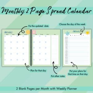 Green Kids Chore Chart Bundle Promo Images