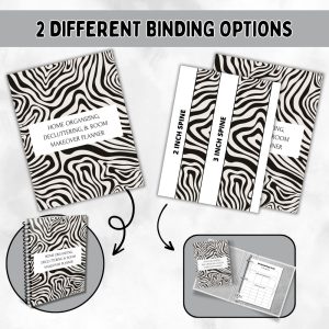 Black & White Home Organizing, Decluttering, & Room Makeover Bundle