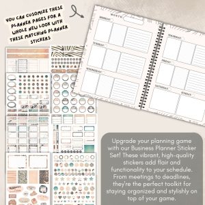 Beige Business Planner & Entrepreneur Workbook Bundle