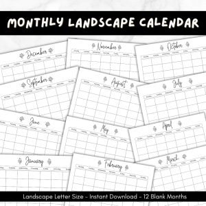 Black & White Fitness Planner and Workbook Bundle