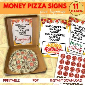 Money Pizza Signs