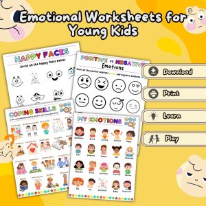 Emotional Worksheets For Young Kids